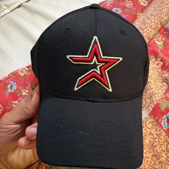 Houston Astros SnapBack Black Cap with logo - Picture 2 of 5